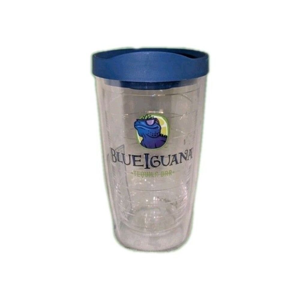 TERVIS Tumbler Blue Iguana Tequilla Bar Carnival Cruise Line 16oz Insulated